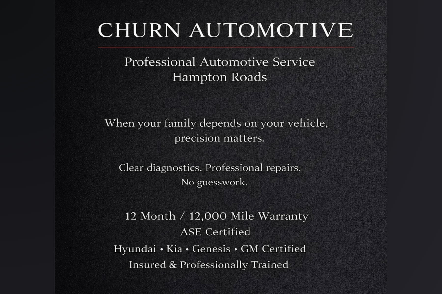 Churn Automotive ad