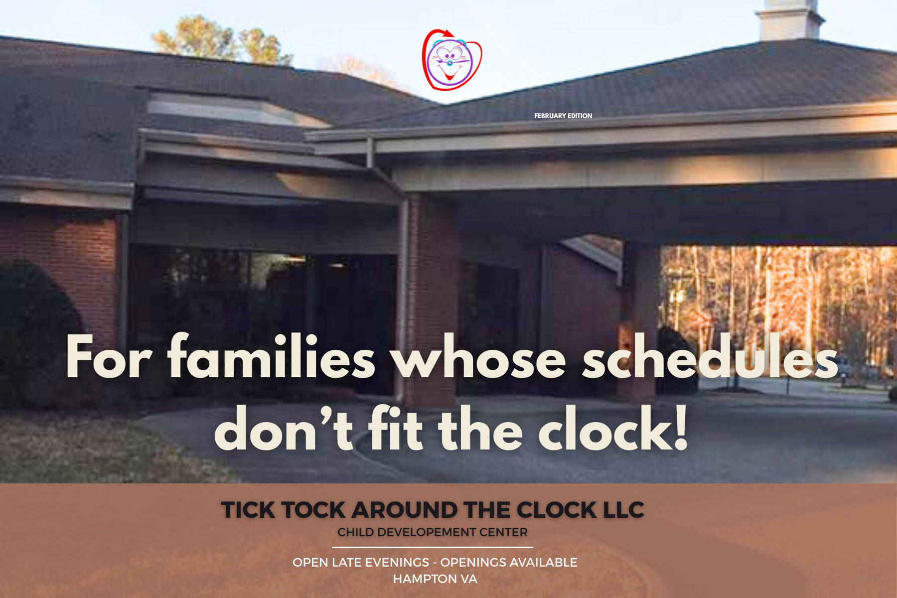 Tick Tock Around the Clock ad