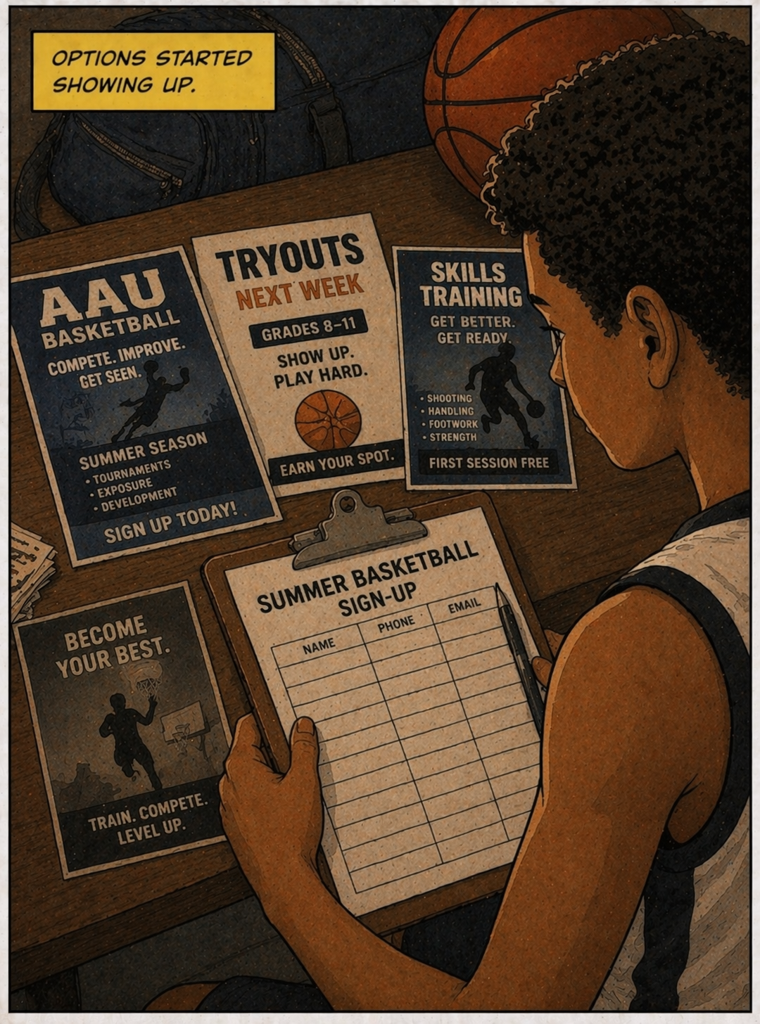 Options started showing up